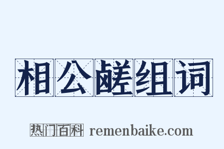 相公鹾组词是什么意思的图片